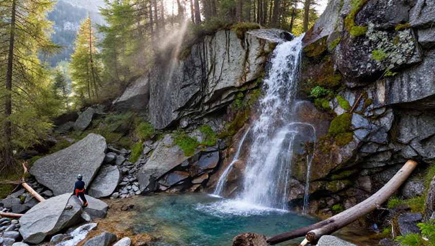 Cascade de la Pissevache: A Hidden Alpine Waterfall Experience Cascade de la Pissevache: A Hidden Alpine Waterfall Experience